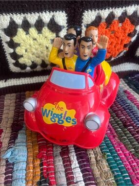 Vintage 2003 The Wiggles Big Red Car Musical Toy Tested & Working Spin Master